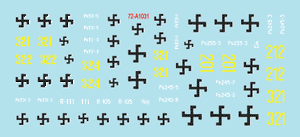 Star Decals 72-A1031 Finnish Tanks in WW2 # 3. T-34 m/1941, T-34 m/1943 and T34/85 1/72 – immagine 3