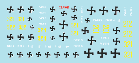 Star Decals 72-A1031 Finnish Tanks in WW2 # 3. T-34 m/1941, T-34 m/1943 and T34/85 1/72 – immagine 3