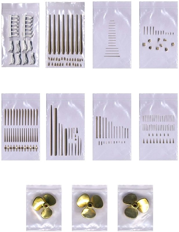 I Love Kit 66602 Bismarck Detail set for TRUMPETER 03702 1/200 – zdjęcie 8