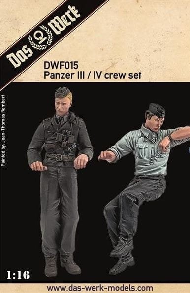 Das Werk DWF015 Panzer III / IV ensemble d'équipage 1/16
