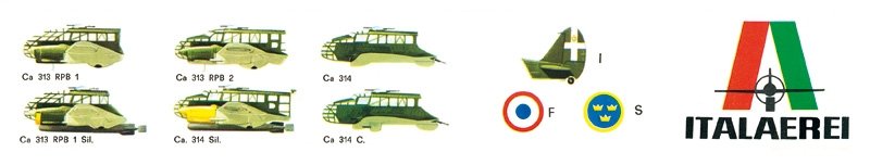 Italeri 0106 Caproni Ca. 313/314 Vintage Special Anniversary Edition 1/72 – immagine 7