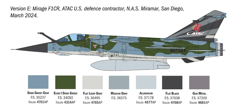 Italeri 2839 Mirage F1 C/CR 1/48 – immagine 6