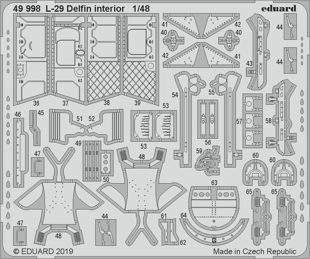 Eduard 49998 L-29 Delfin interior AMK 1/48 – zdjęcie 2