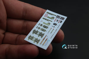 Quinta Studio QD48102 A6M2 3D-Printed &amp;amp; coloured Interior on decal paper (for Hasegawa kit) 1/48 – immagine 3