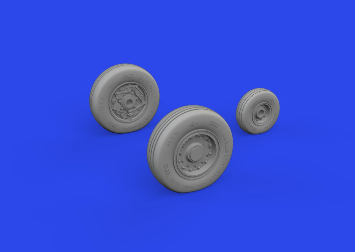 Eduard 6481019 A-10C wheels GREAT WALL HOBBY 1/48 – immagine 2