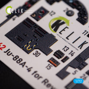 KELIK K72062 Junkers JU 88 A-4 interior 3D decals for Revell kit 1/72 – immagine 5