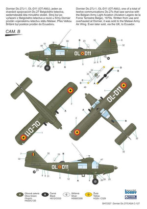Special Hobby 72327 Dornier Do 27 Service allemand, espagnol et belge 1/72 – image 3