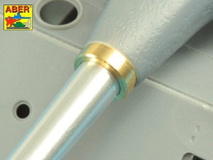 Aber 35L-231 10,5cm KwK L/70 barrel with double baffle muzzle brake for German Pz.Kpfw. VII Lowe 1/35 1/35 – immagine 6