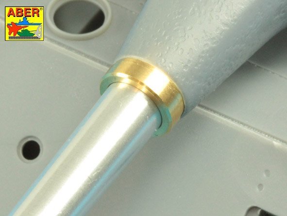 Aber 35L-231 10,5cm KwK L/70 barrel with double baffle muzzle brake for German Pz.Kpfw. VII Lowe 1/35 1/35 – immagine 6