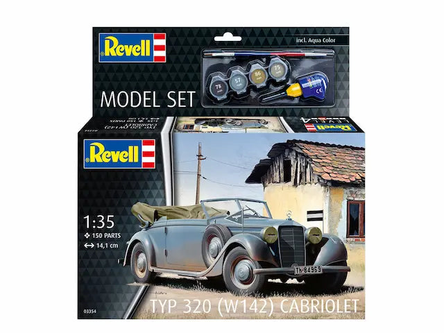 Revell 63354 Typ 320 (W142) Cabriolet Model Set 1/35