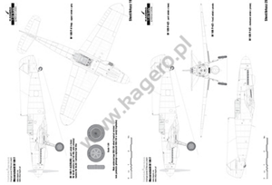 Kagero 7076 Messerschmitt Bf 109 F EN/PL – Bild 4