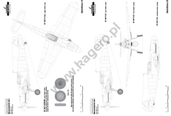 Kagero 7076 Messerschmitt Bf 109 F EN/PL – Bild 4