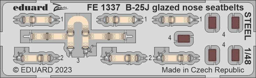 Eduard BIG49368 B-25J glazed nose HONG KONG MODELS 1/48 – immagine 4