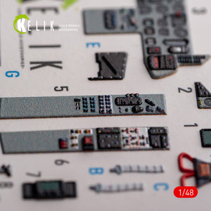 KELIK K48102 Mig-29AS - interior 3D decals for Academy kit 1/48 – Bild 5