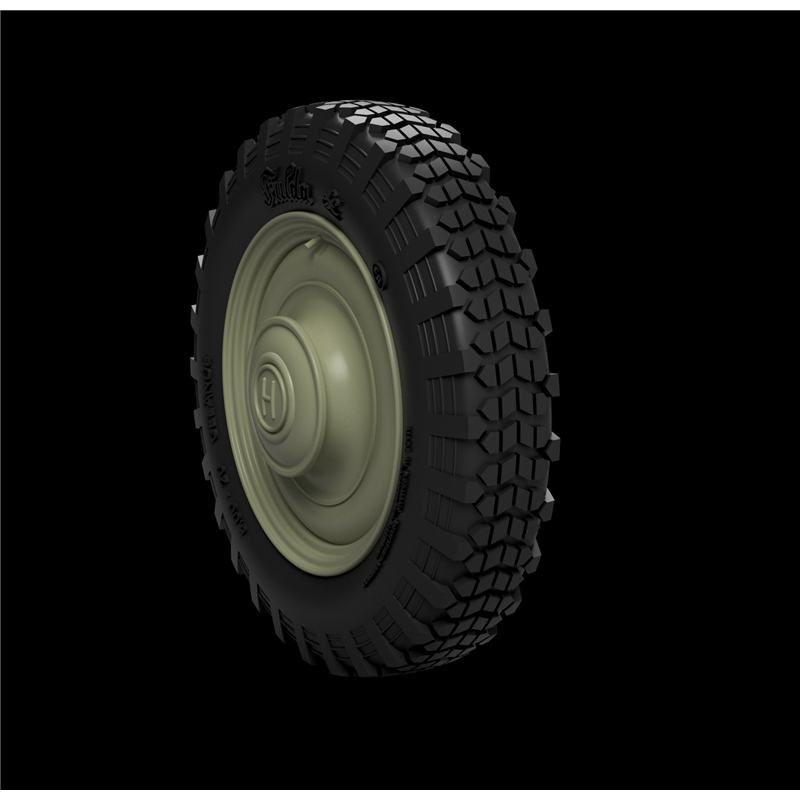 Panzer Art RE35-829 Horch V8 type 830R Road wheels (Fulda) 1/35