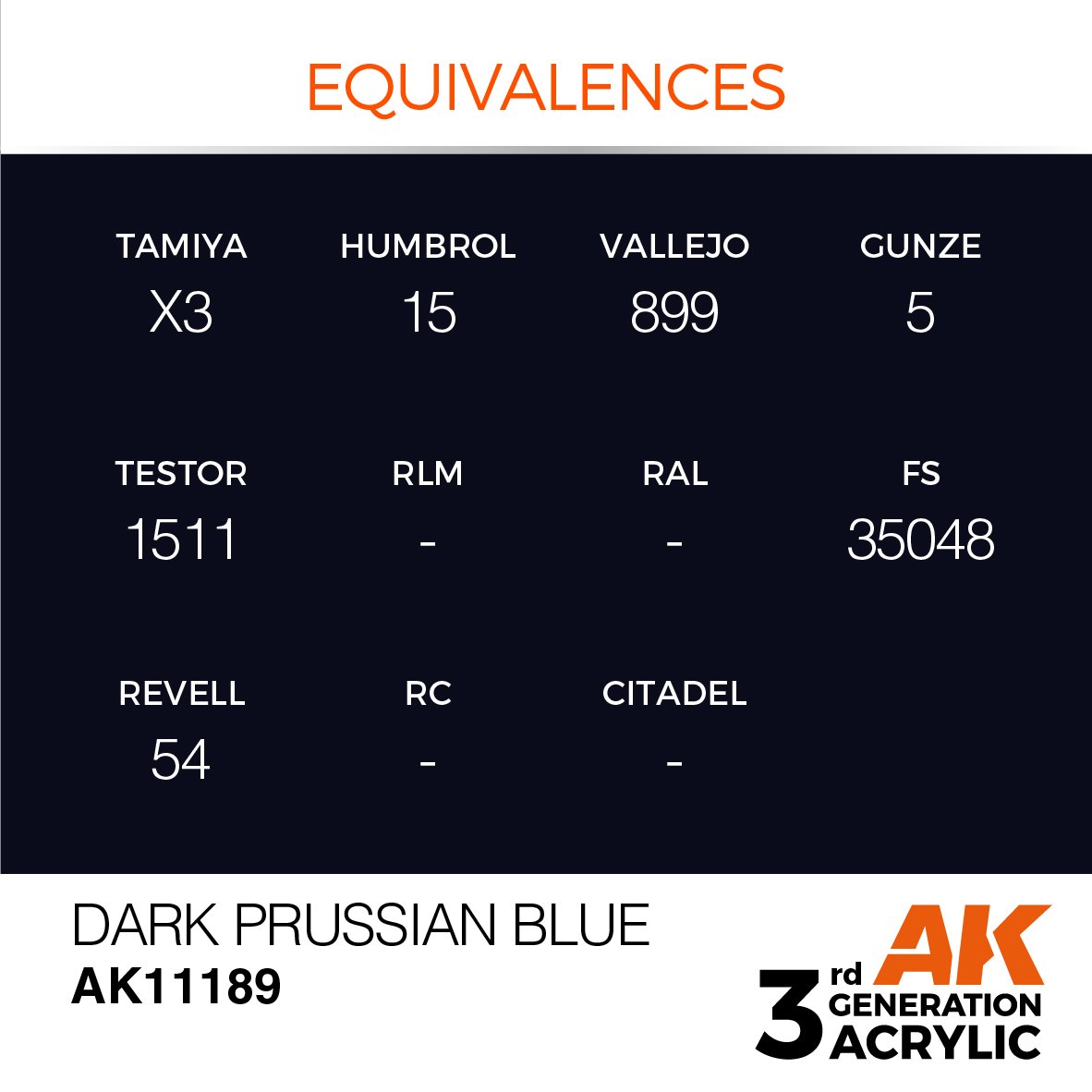 AK Interactive AK11189 DARK PRUSSIAN BLUE – STANDARD 17ml – imagen 3