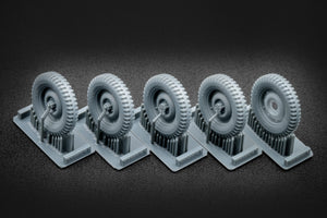 ScaleX WW 35001S U.S WiLLYSMB Sagged wheel set (Universal) 1/35