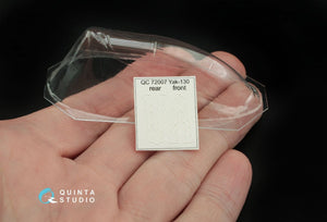 Quinta Studio QC72007 Yak-130 vacuformed clear canopy with det.cord (for Zvezda kit) 1/72 – immagine 3