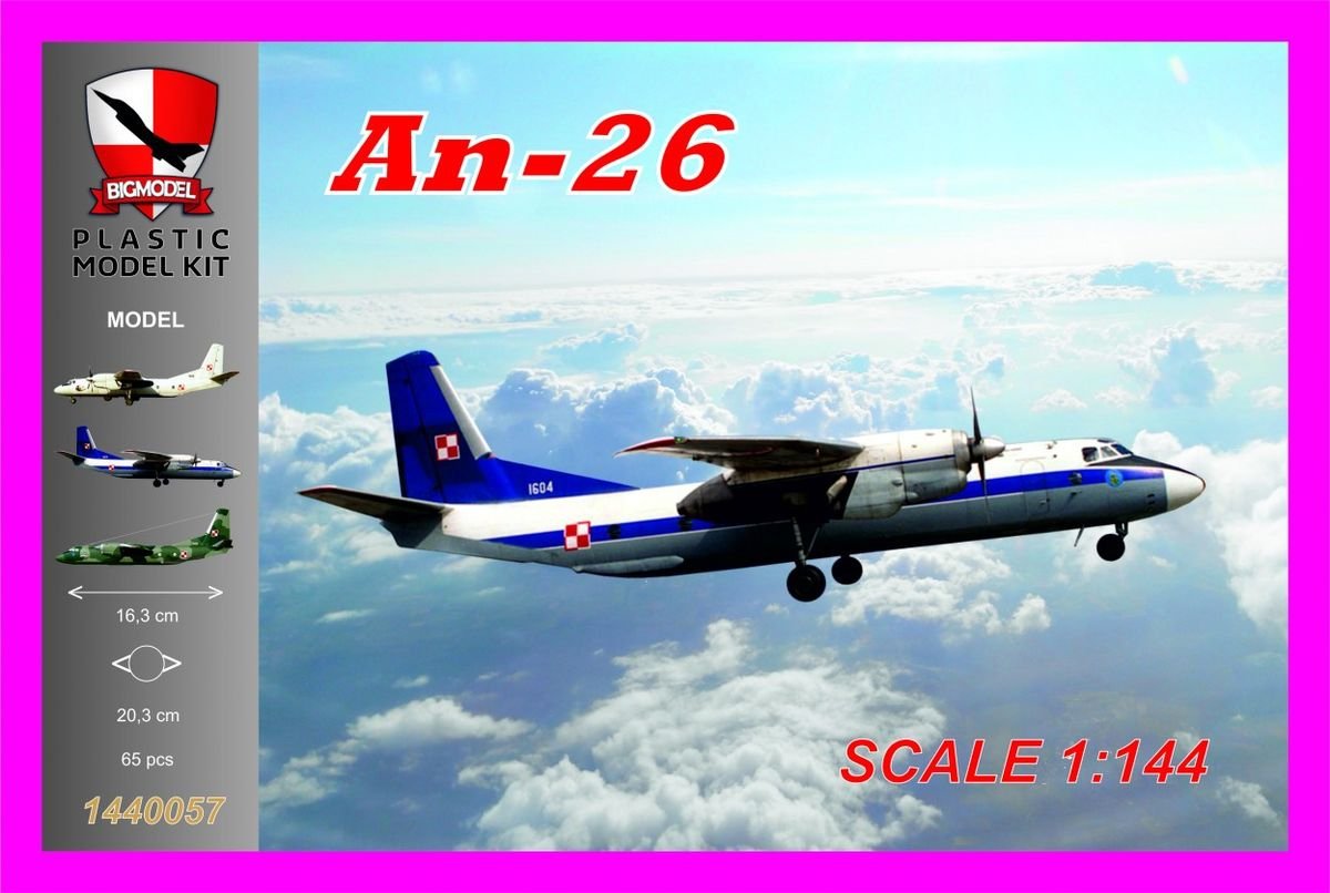 Maquette grand format 1440057 Antonov An-26 Force aérienne polonaise (1/144)