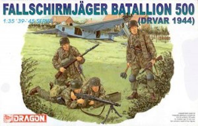 Dragon 6145 Fallschirmjaeger Bataillon 500,1944 (1/35)
