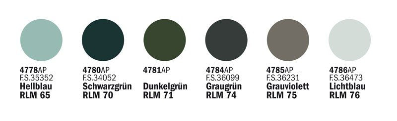 ITALERI 436AP - WWII Luftwaffe Aircraft - Acrylic Set – imagen 2