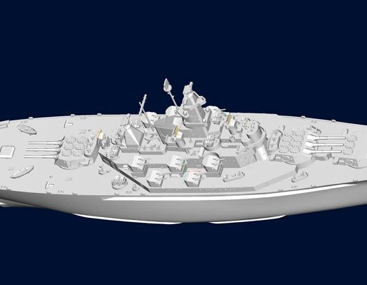 Trumpeter 05762 USS Alabama (BB-60) 1/700 – zdjęcie 3