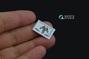 Quinta Studio QD72125 Harrier Gr.3 late 3D-Printed coloured Interior on decal paper (Airfix) 1/72 – zdjęcie 2