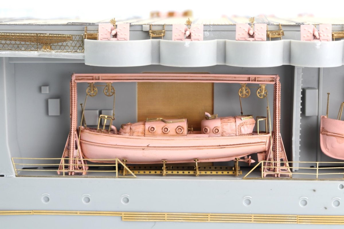 MK1 Design MD-20022 USS CV-6 Enterprise DX with Full Wooden Deck for Trumpeter 1/200 – immagine 29