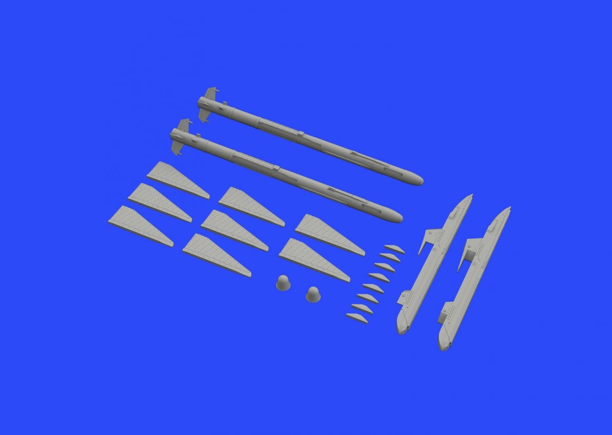 Eduard 648433 R-23T missiles for MiG-23 EDUARD, TRUMPETER 1/48 – zdjęcie 3