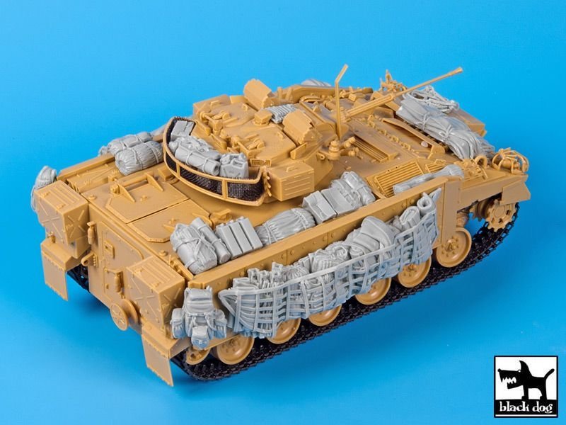Black Dog T35112 British Warrior MCV accessories set 1/35 – imagen 2