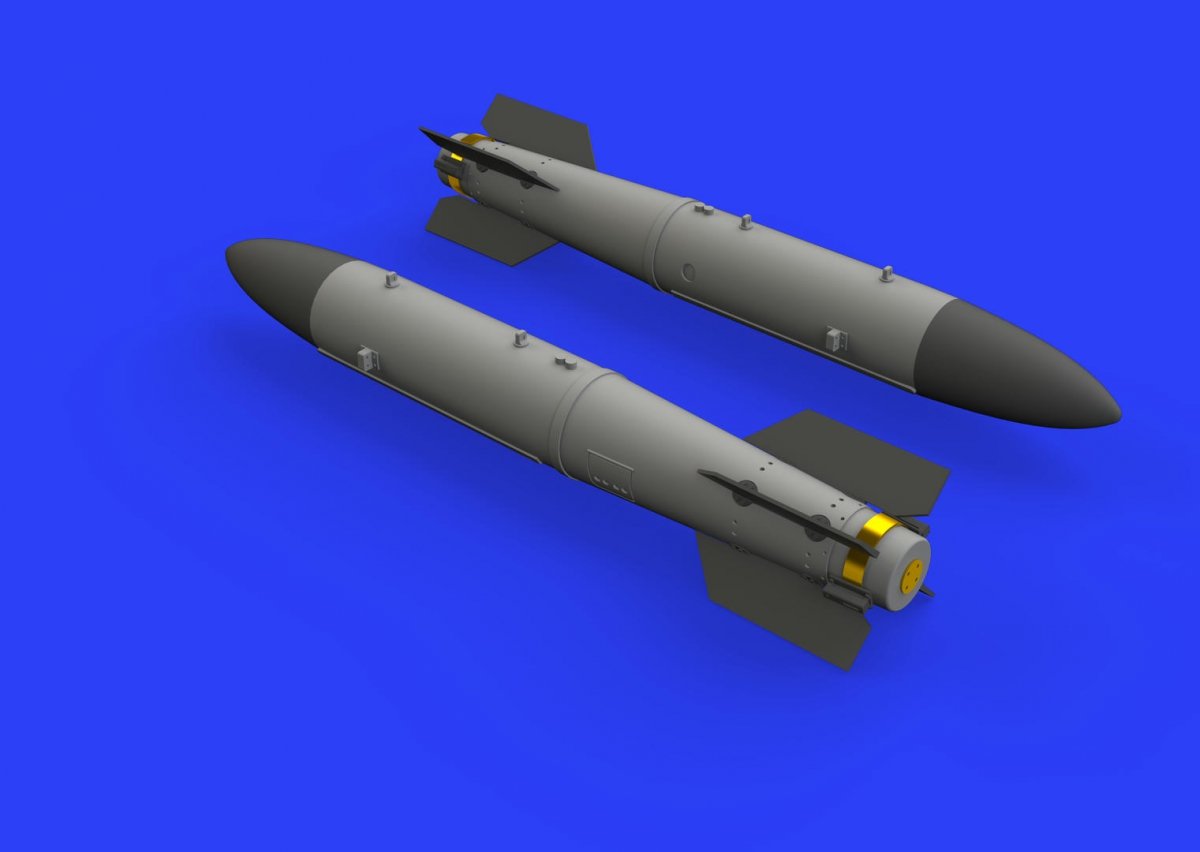 Eduard 672214 B43-0 Nuclear Weapon w/ SC43-4/ -7 tail assembly 1/72 – Bild 3
