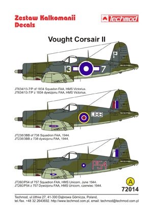 Techmod 72014 - Vought Corsair II (1/72)  – image 2