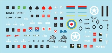 Star Decals 72-A1064 ANZAC # 1 New Zealand and Australian tanks and AFVs in Africa and Middle East WW2. 1/72 – immagine 3