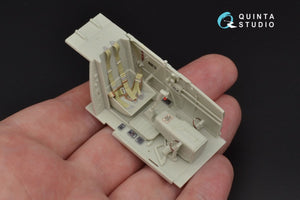 Intérieur imprimé en 3D et coloré sur papier décalcomanie Quinta Studio QD32045 Bf 109G-10 (pour maquette Revell) 1/32 – image 7