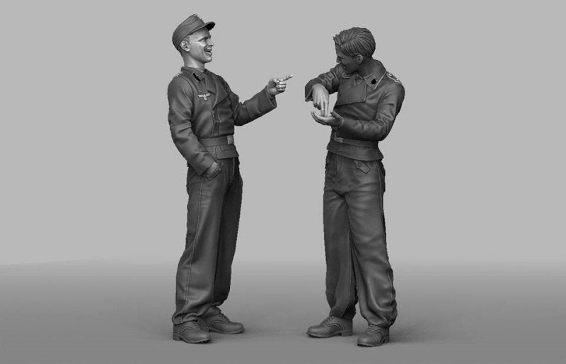 Panzer Art FI35-077 Ensemble de figurines de tankistes allemands racontant des blagues, échelle 1/35