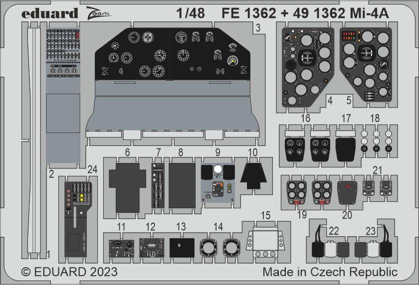 Eduard BIG49381 Mi-4A Trumpeter 1/48 – zdjęcie 5