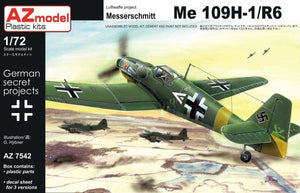 AZ Model AZ7542 MESSERSCHMITT BF 109H-1/R6 1/72
