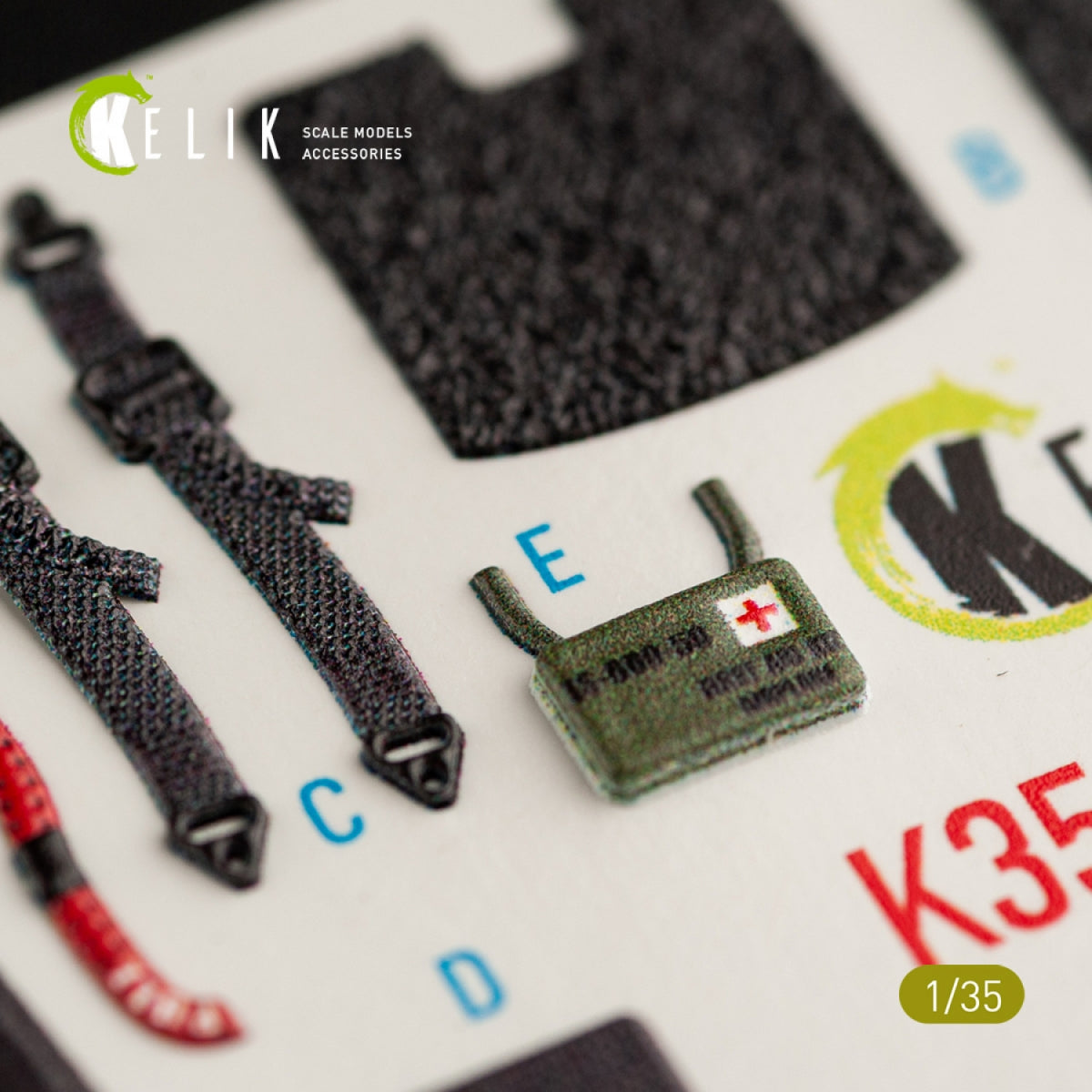 KELIK K35017 HH-60G PAVE HAWK INTERIOR 3D DECALS FOR KITTY HAWK KIT 1/35 – zdjęcie 9