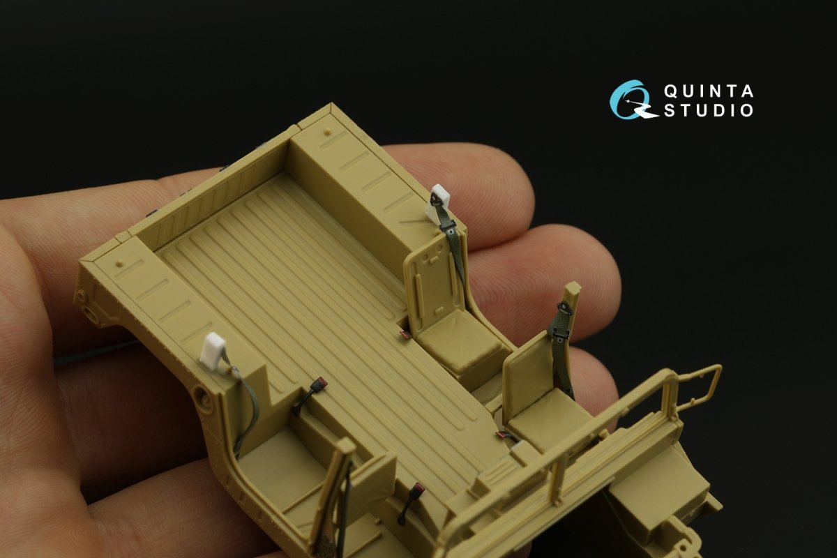 Quinta Studio QD48310 HUMVEE family 3D-Printed &amp;amp; coloured Interior on decal paper (Tamiya) 1/48 – Bild 13