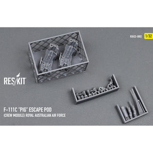 RESKIT RSK32-0002 F-111С "Pig" Escape Pod (Crew Module) Royal Australian Air Force - resin model kit 1/32