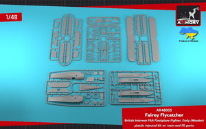 Armory Models 48003 Fairey Flycatcher British FAA Inter-War Floatplane Fighter, on Wooden Floats 1/48 – immagine 2