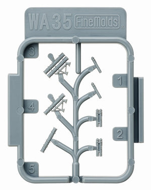Fine Molds WA35 Anti-Ship Missile &amp;amp; Surface Vessel Torpedo Tubes for Modern Ships 1/700 – immagine 2
