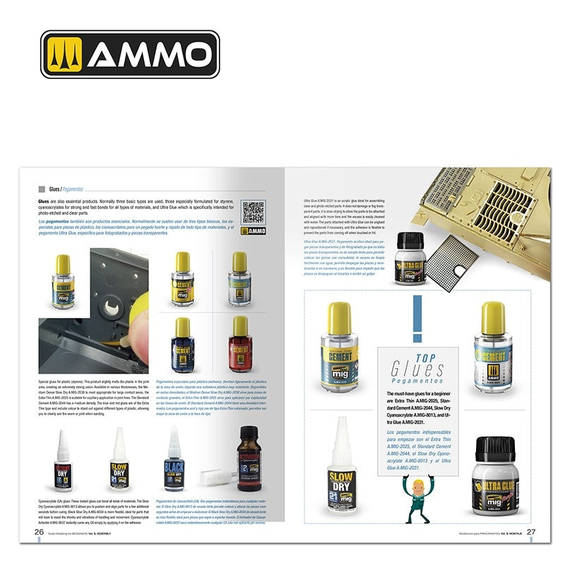 Ammo by Mig 6300 Scale Modeling for Beginners Vol. 1: Assembly (Bilingual English &amp;amp; Spanish) – zdjęcie 8