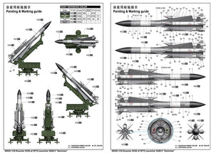 Trumpeter 09550 Russian 5V28 of 5P72 Launcher SAM-5 &amp;quot;Gammon&amp;quot; 1/35 – immagine 4