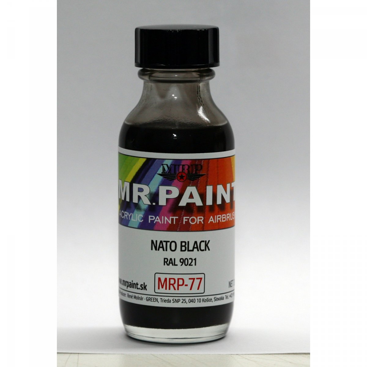 Peinture MR. Paint MRP-077 Noir OTAN Véhicule blindé moderne 30 ml – image 2