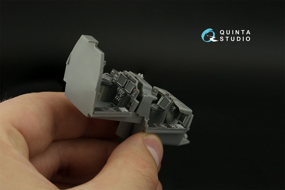 Quinta Studio QD48375 AH-64E 3D-Printed &amp;amp; coloured Interior on decal paper (Hasegawa) 1/48 – zdjęcie 9