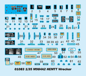 Trumpeter 01083 M984A2 HEMTT Wrecker 1/35 – imagen 3