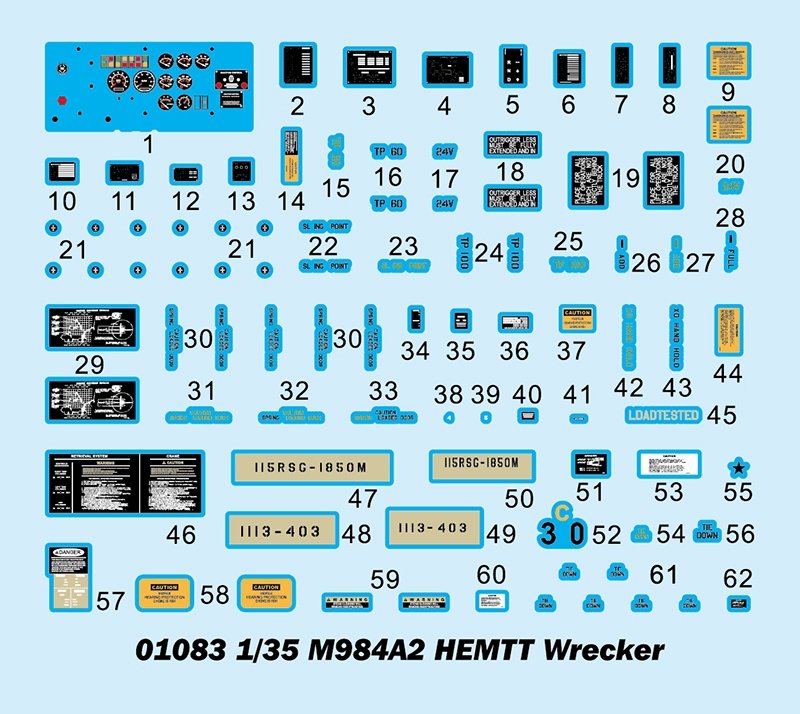 Trumpeter 01083 M984A2 HEMTT Wrecker 1/35 – imagen 3