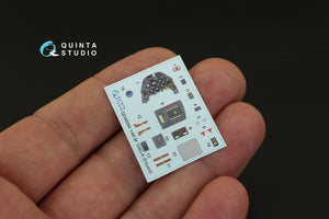 Intérieur imprimé en 3D et coloré sur papier décalcomanie Quinta Studio QD48094 Bf 109G-6 (pour kit Eduard) 1/48 – image 2
