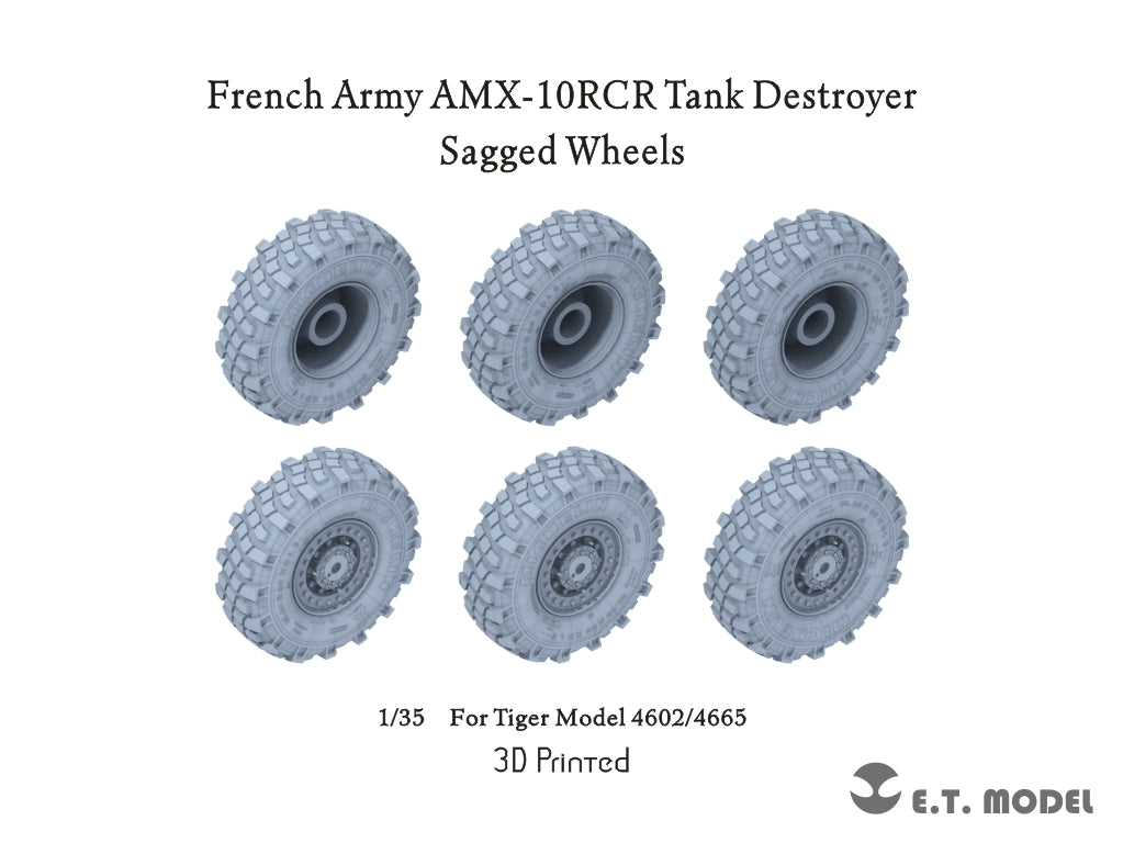 ET Model P35-167 Chasseur de chars français moderne AMX-10RCR Roues affaissées 1/35